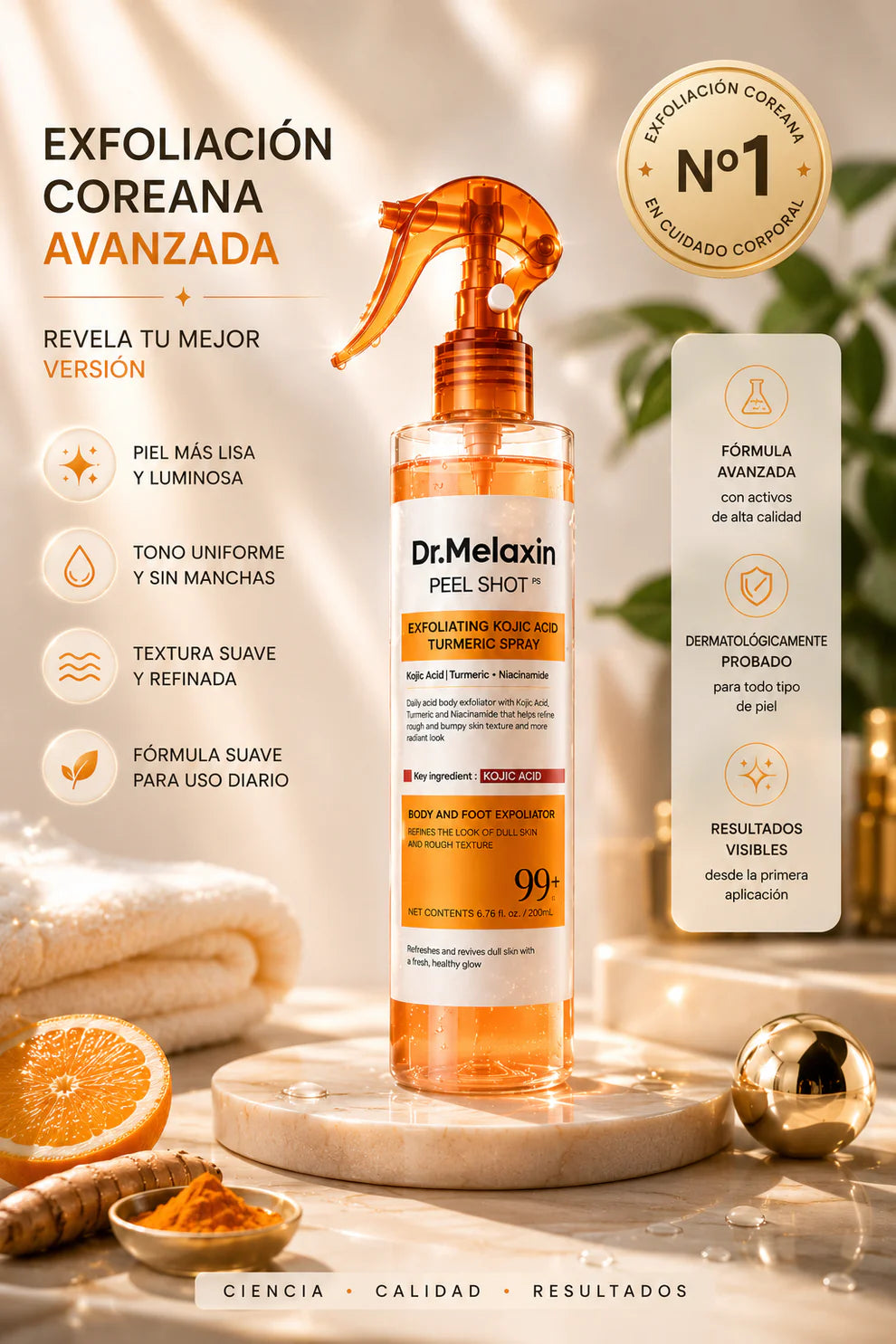 Dr. Melaxin Peel Shot™ Exfoliante Corporal